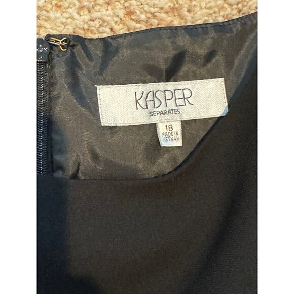 NWT, KASPER black dress,  Womens size 18 - Picture 9 of 9